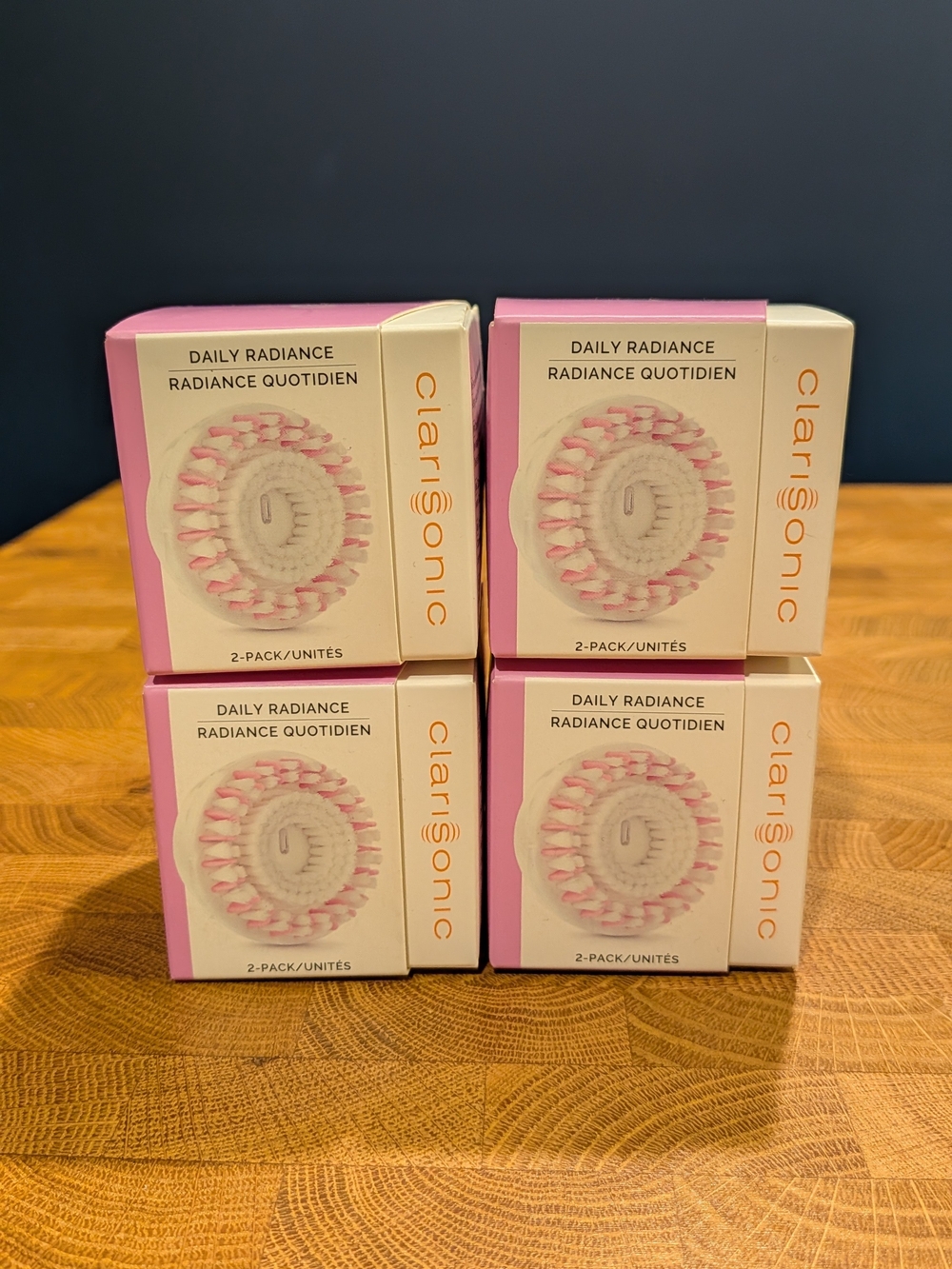 Clarisonic Daily Radiance Replacement Brush Heads - Pink (2-Pack)